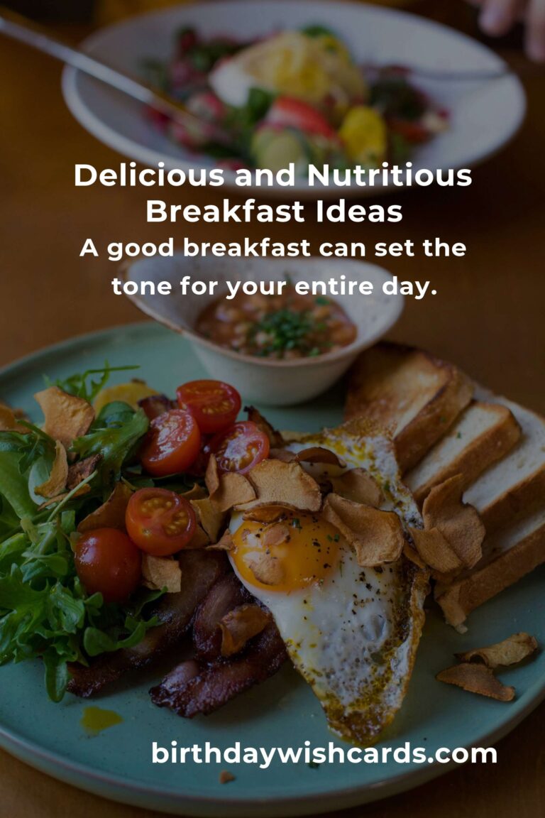 Breakfast Recipes for Young Adults: Start Your Day with Joy and Nourishment