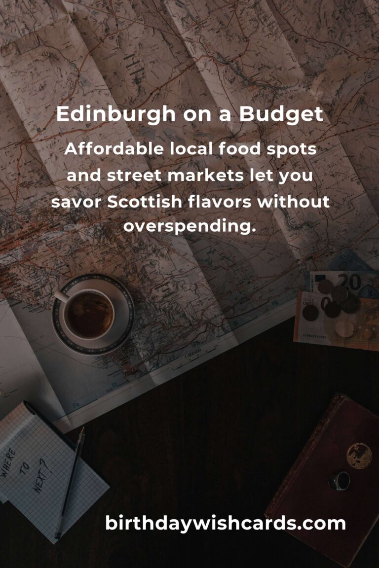 Budget Destinations in Edinburgh: Your Ultimate Guide to Exploring Scotland’s Capital on a Shoestring