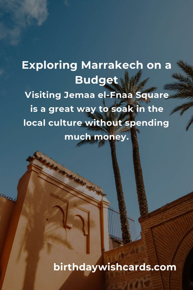 Budget Guide to Affordable Destinations in Marrakech