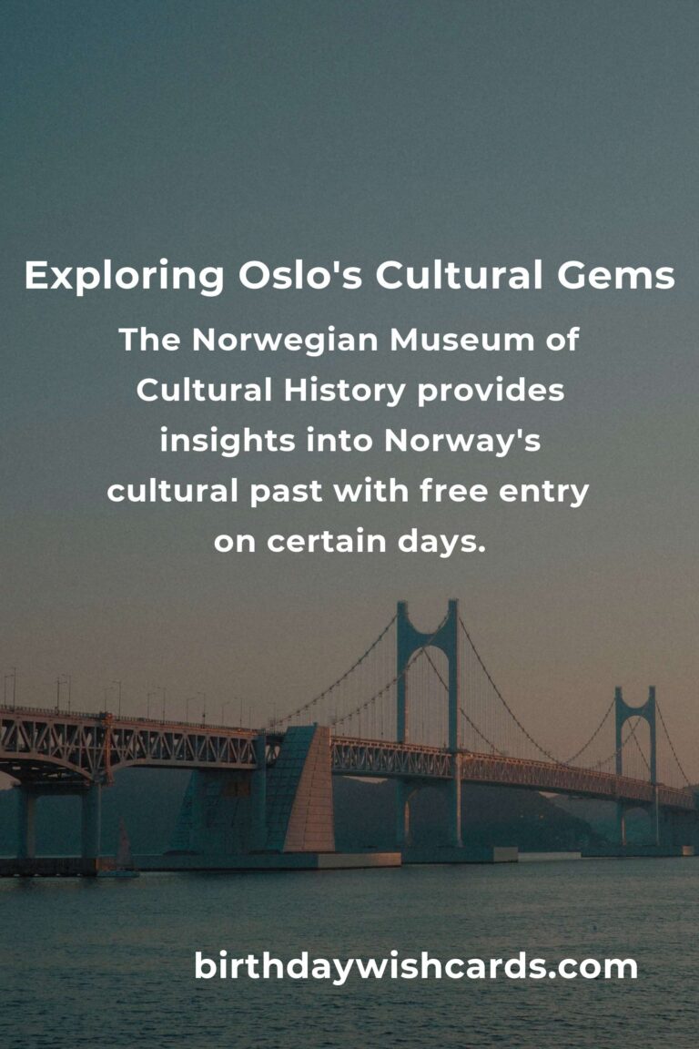 Budget Guide to Cultural Sites in Oslo: Discovering Norway's Capital Without Breaking the Bank