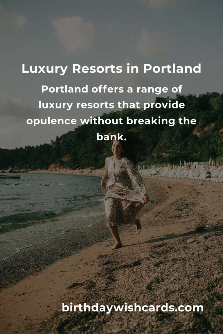 Budget Guide to Luxury Resorts in Portland