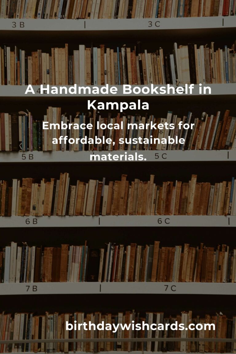 Building Your Dream Bookshelf on a Budget in Kampala: A Journey of Creativity and Savings