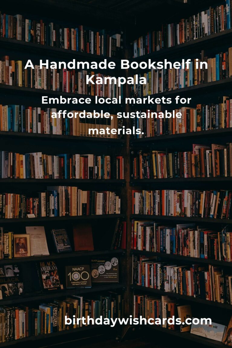 Building Your Dream Bookshelf on a Budget in Kampala: A Journey of Creativity and Savings