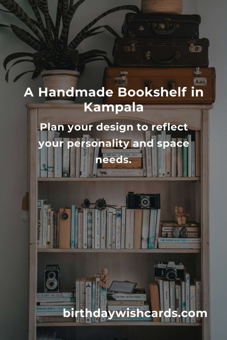 Building Your Dream Bookshelf on a Budget in Kampala: A Journey of Creativity and Savings