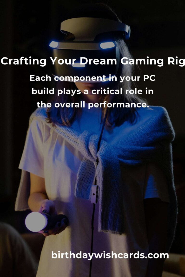Building Your Dream Gaming PC: A Professional’s Guide to Power and Passion