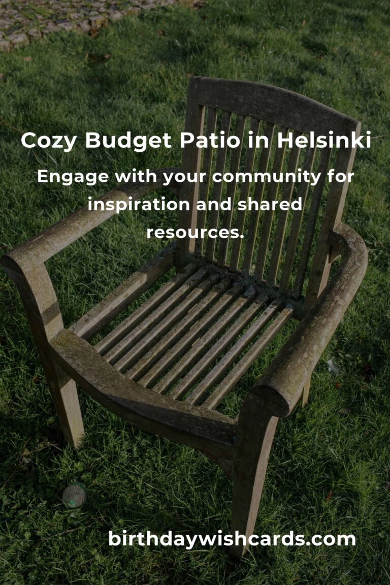 Building Your Dream Patio Furniture on a Budget in Helsinki