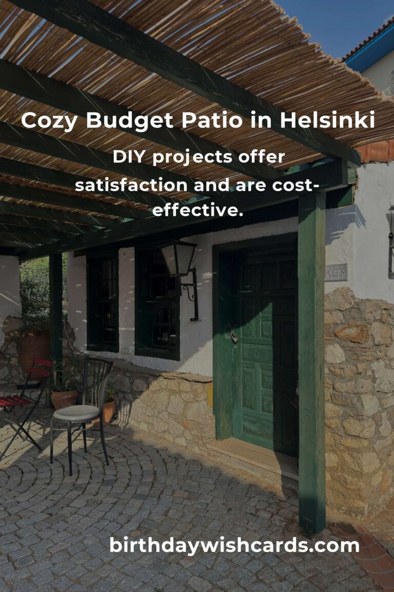 Building Your Dream Patio Furniture on a Budget in Helsinki
