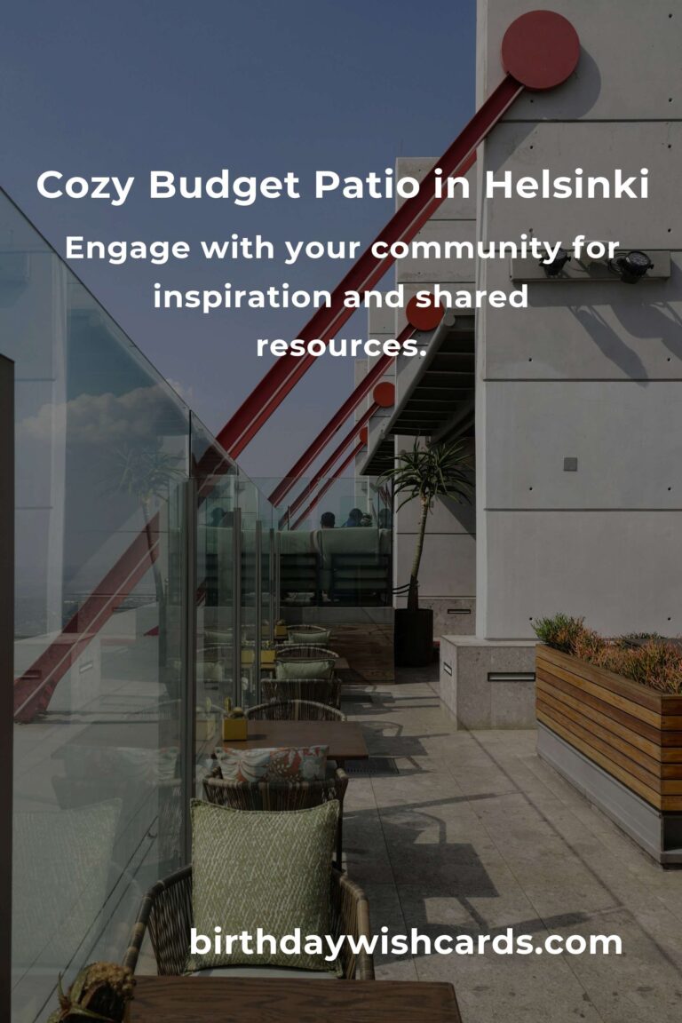 Building Your Dream Patio Furniture on a Budget in Helsinki