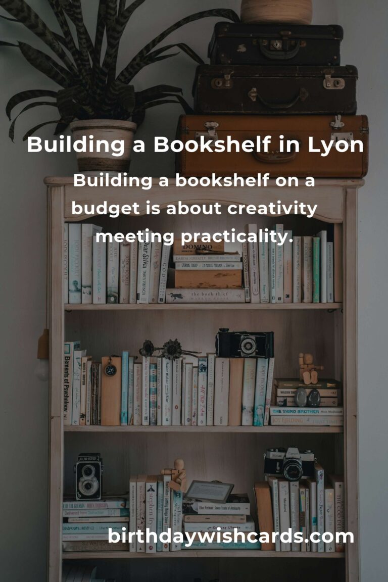 Building a Bookshelf on a Budget: A Heartfelt Guide for Book Lovers in Lyon