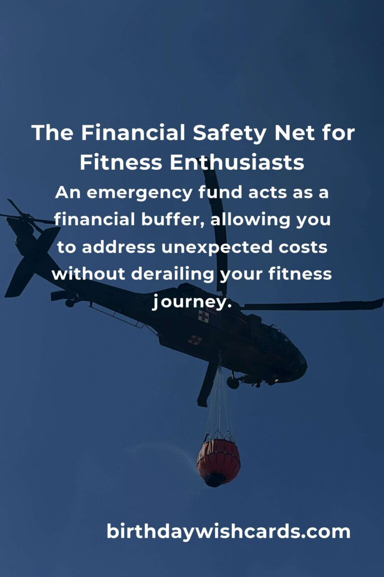 Building an Emergency Fund: The Fitness Enthusiast’s Lifeline