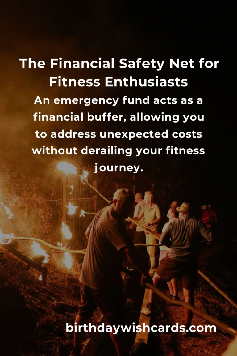 Building an Emergency Fund: The Fitness Enthusiast's Lifeline