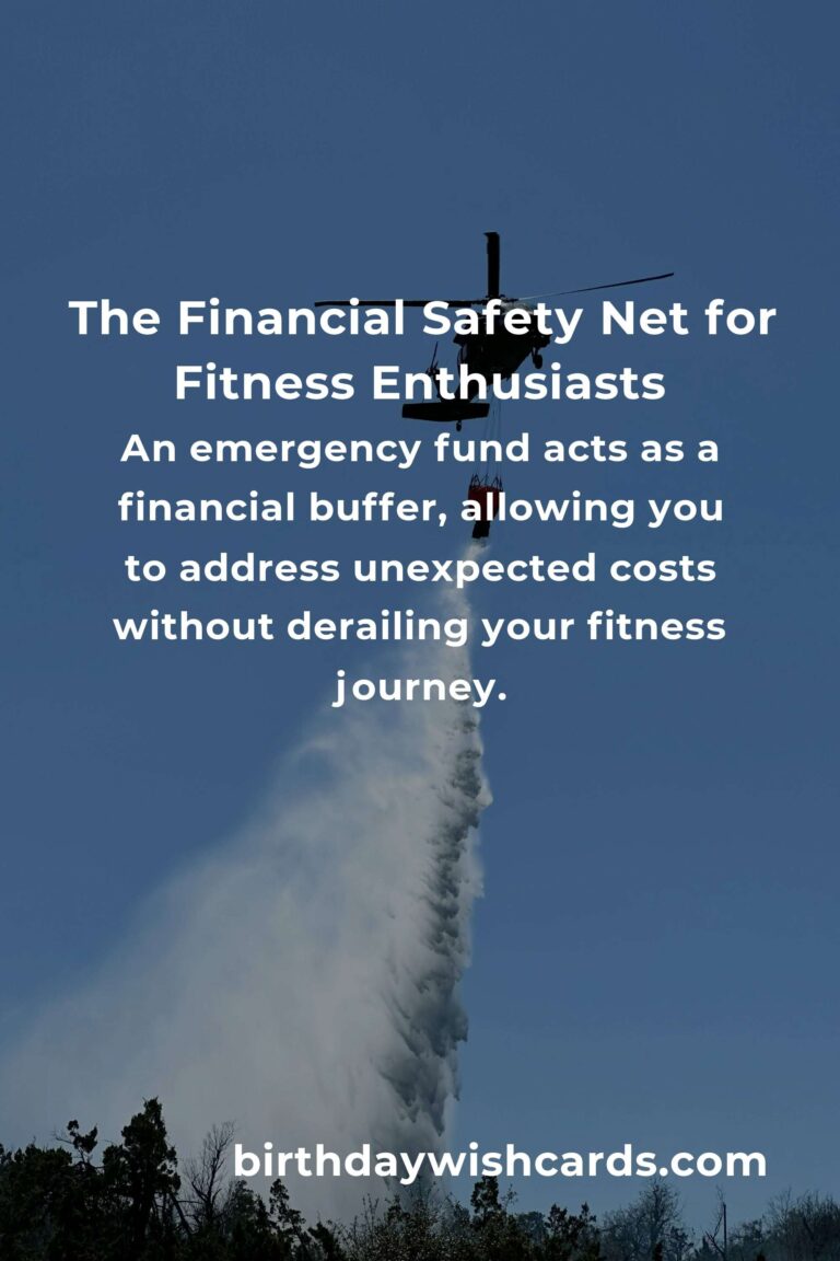 Building an Emergency Fund: The Fitness Enthusiast's Lifeline