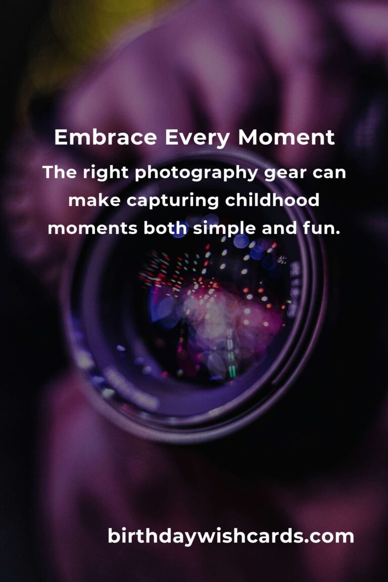 Capturing Moments: The Best Photography Gear for Parents in 2025