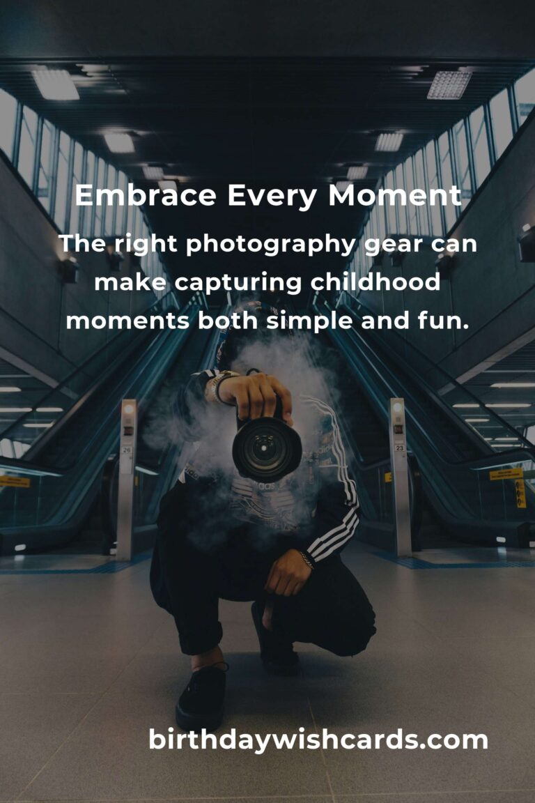 Capturing Moments: The Best Photography Gear for Parents in 2025