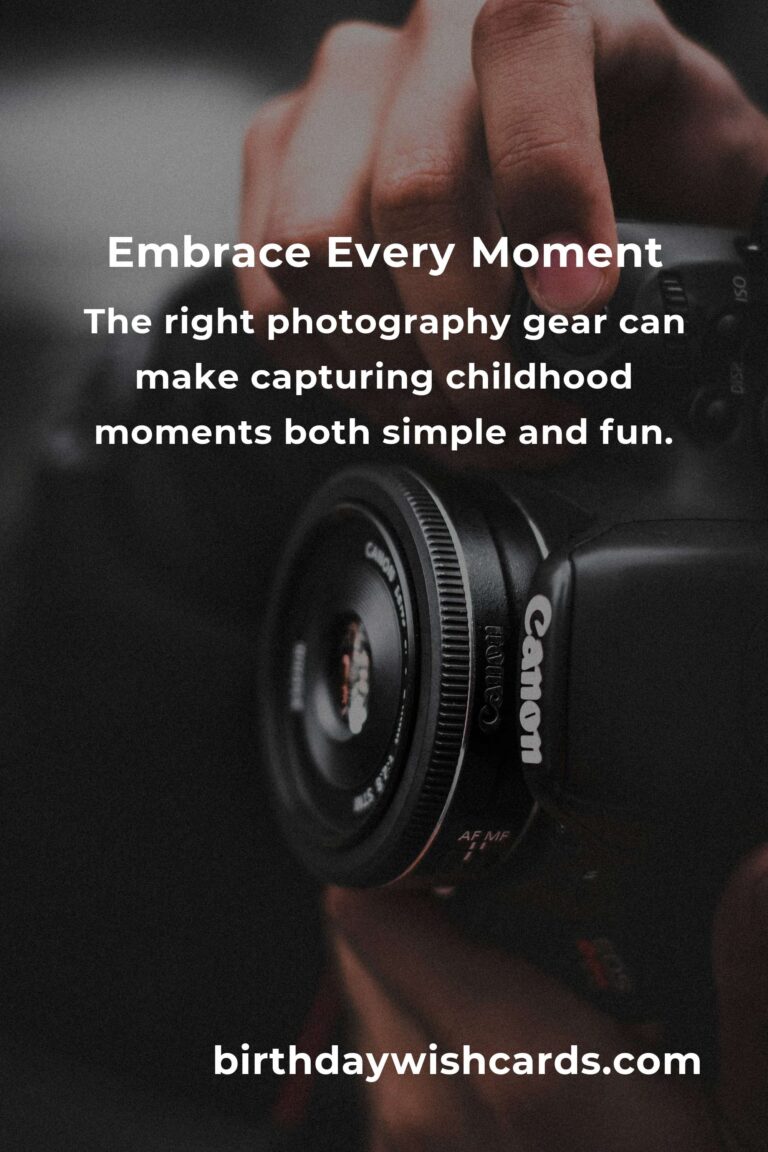 Capturing Moments: The Best Photography Gear for Parents in 2025