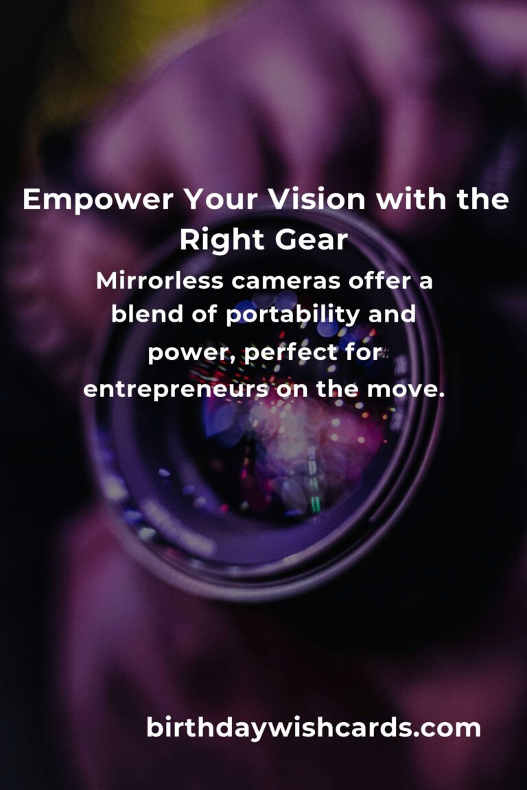 Capturing Success: Best Photography Gear for Entrepreneurs in 2025