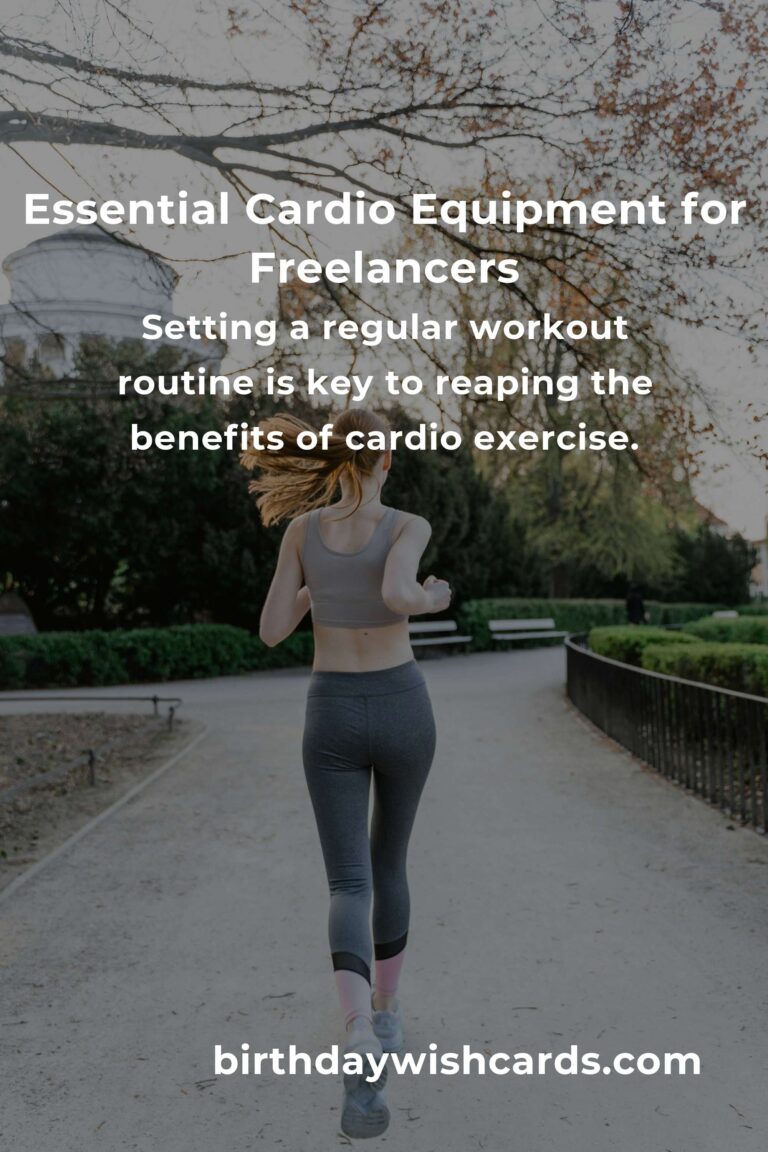 Cardio Workouts Equipment Guide for Freelancers: Stay Fit on Your Own Schedule
