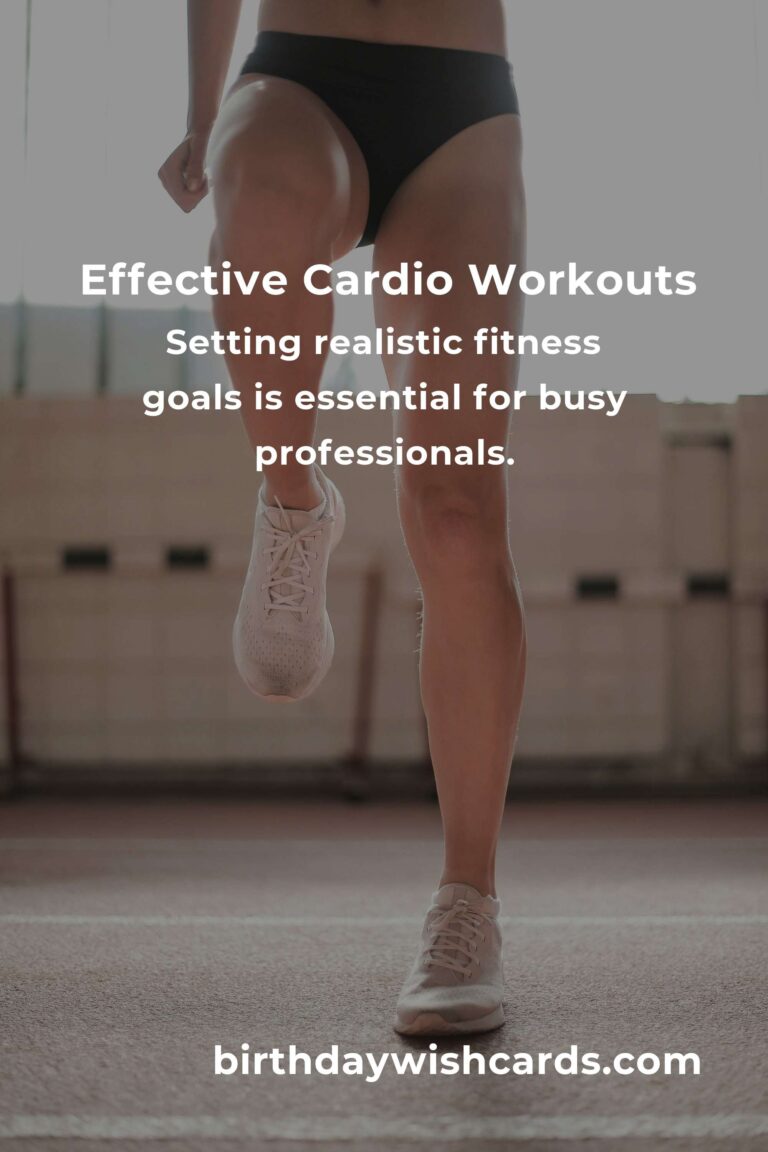 Cardio Workouts for Professionals: Getting Started