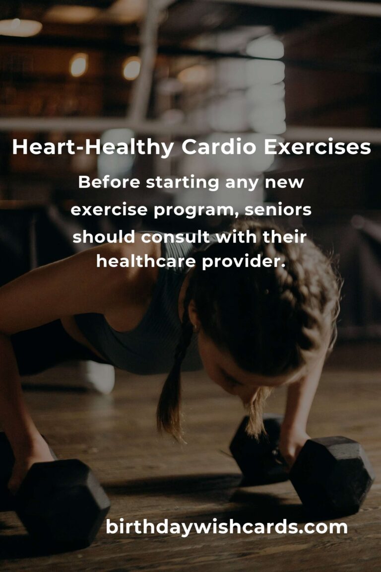 Cardio Workouts for Seniors: Getting Started with Heart-Healthy Exercises