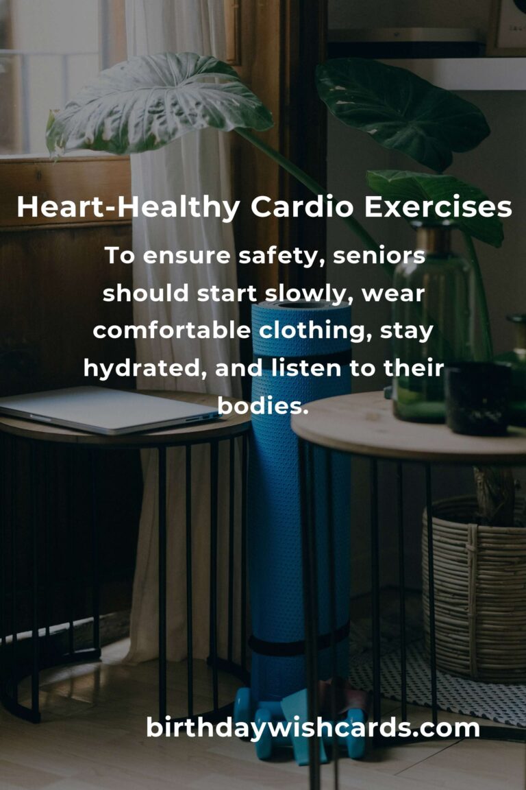 Cardio Workouts for Seniors: Getting Started with Heart-Healthy Exercises