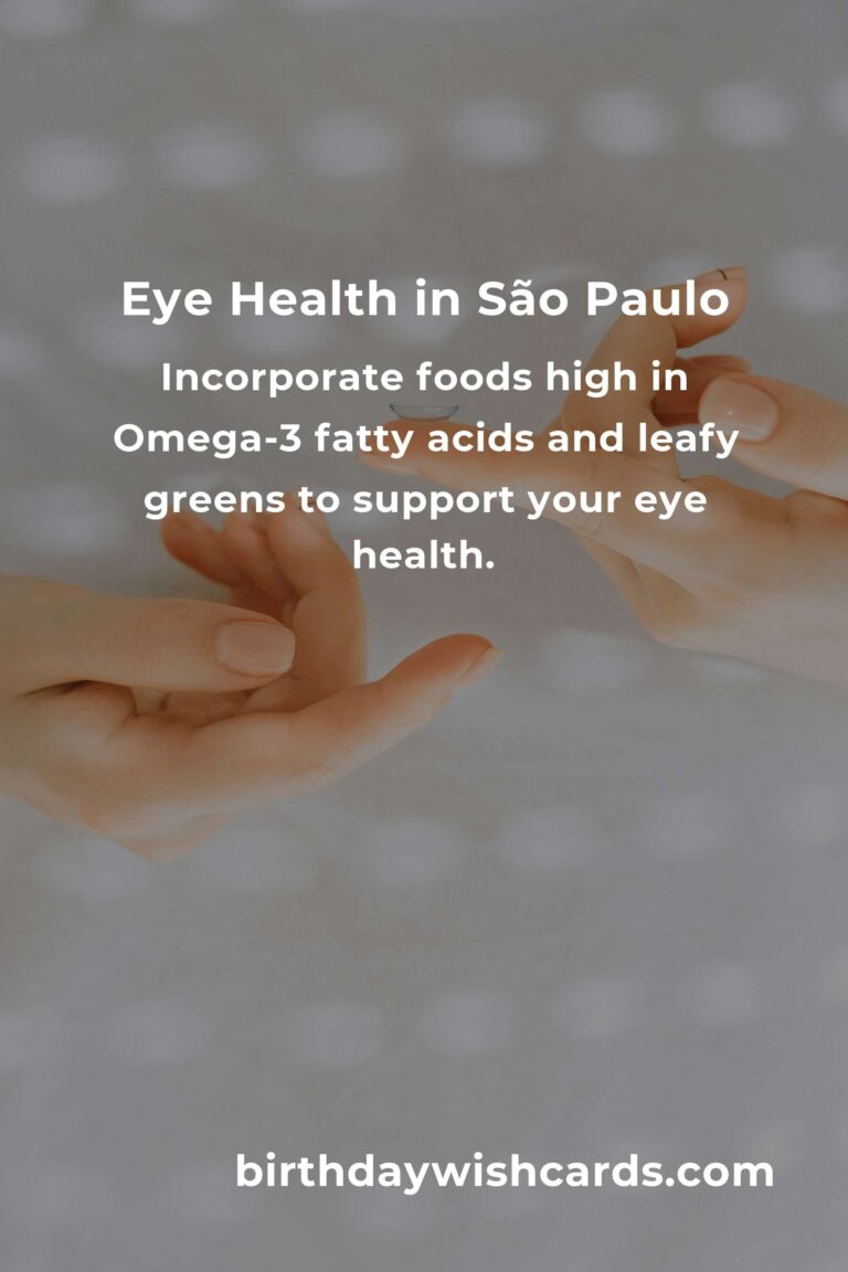 Caring for Your Eyes in the Concrete Jungle of São Paulo: Daily Habits for Vibrant Vision