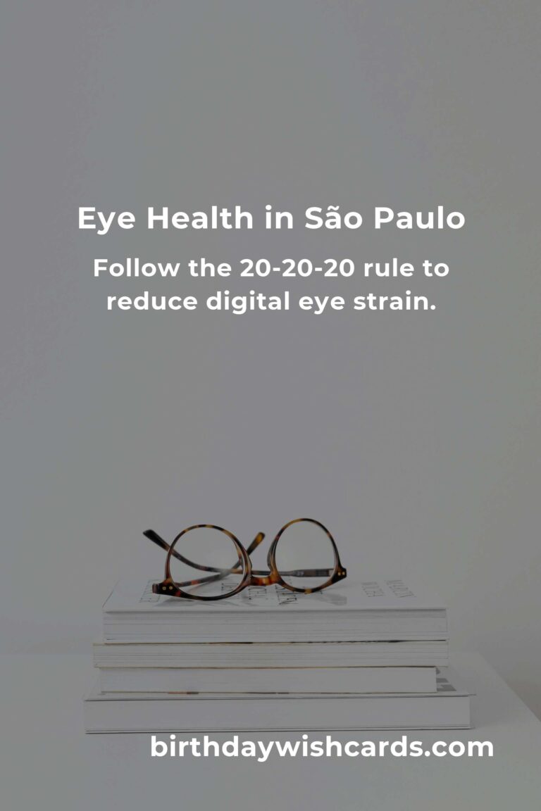 Caring for Your Eyes in the Concrete Jungle of São Paulo: Daily Habits for Vibrant Vision