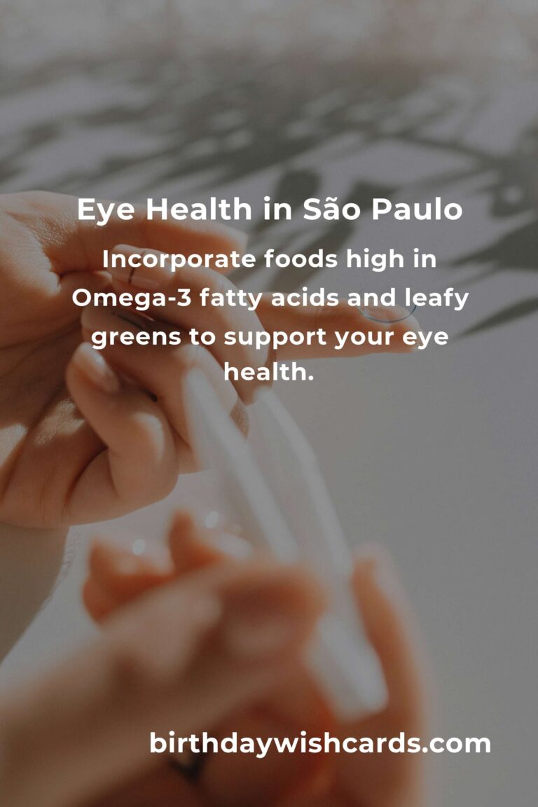 Caring for Your Eyes in the Concrete Jungle of São Paulo: Daily Habits for Vibrant Vision