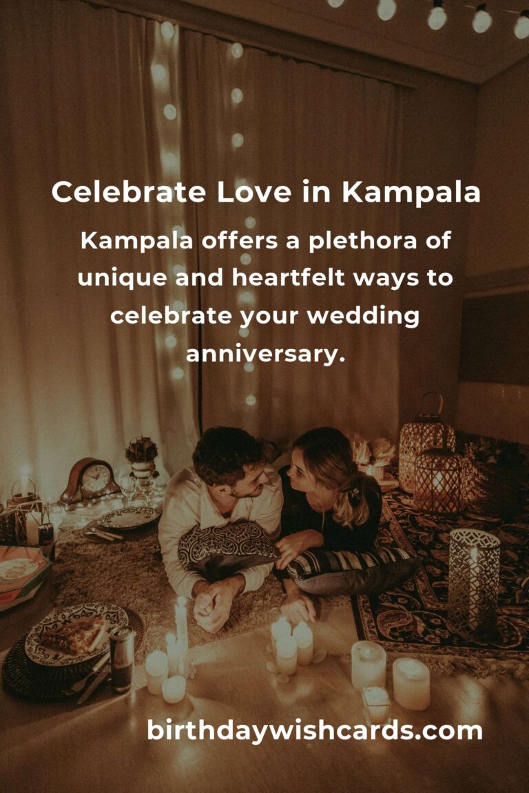 Celebrate Love: 26 Heartfelt Wedding Anniversary Ideas for Couples in Kampala