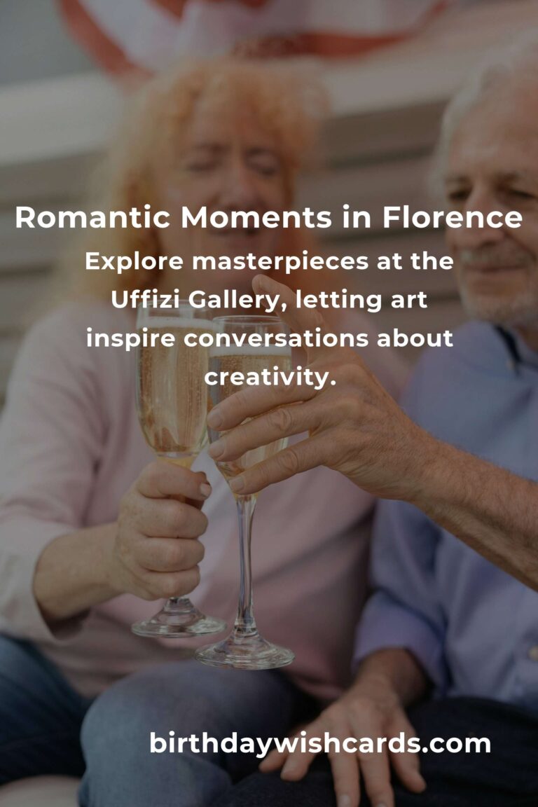 Celebrate Love: 40 Heartfelt Retirement Anniversary Ideas for Couples in Florence