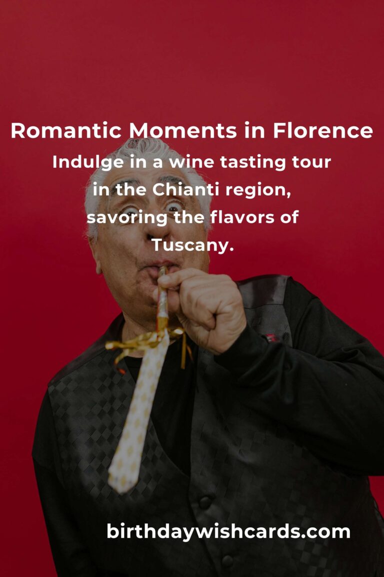 Celebrate Love: 40 Heartfelt Retirement Anniversary Ideas for Couples in Florence