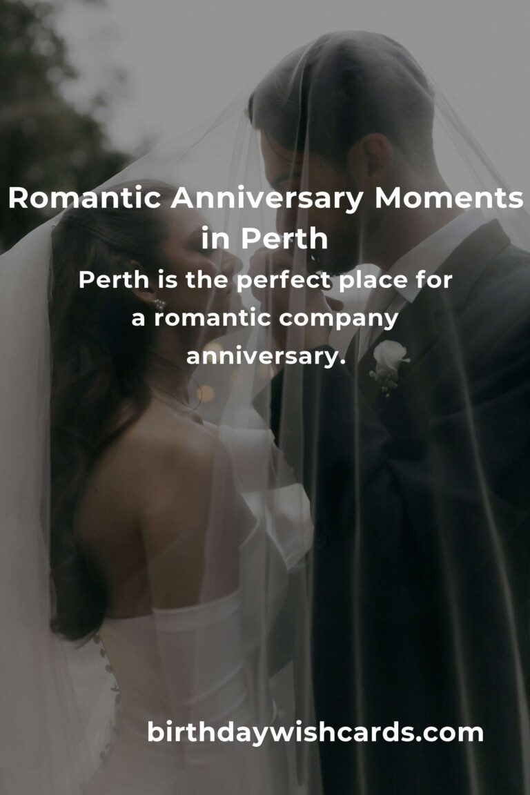 Celebrate Love: Unforgettable 1st Company Anniversary Ideas for Couples in Perth