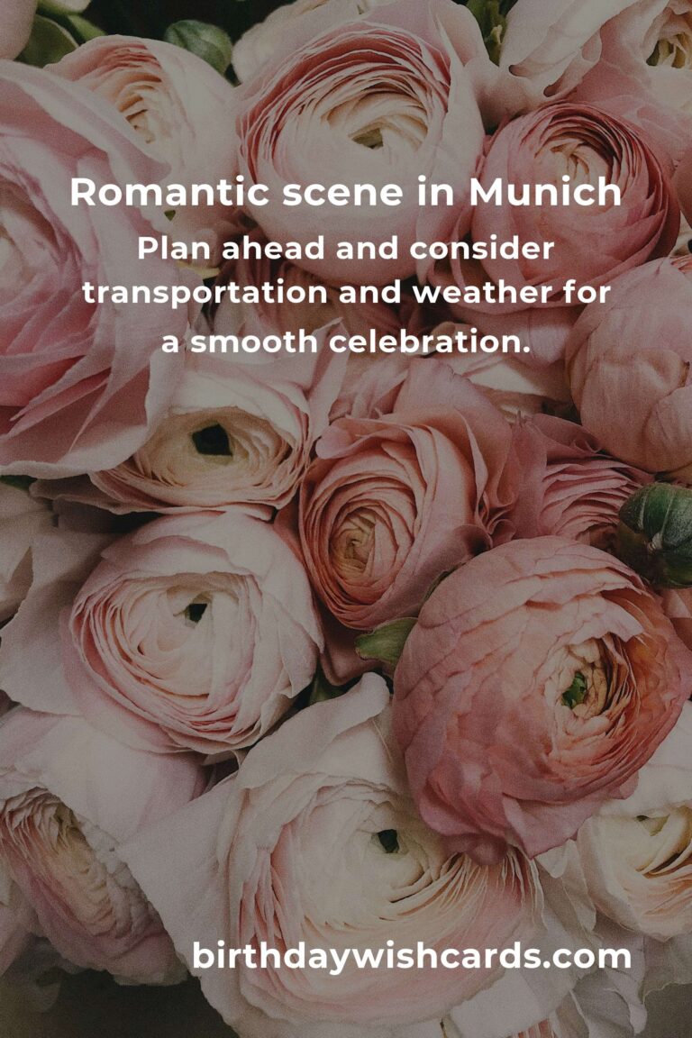 Celebrate Love: Your Comprehensive Guide to a Memorable Moving Anniversary in Munich