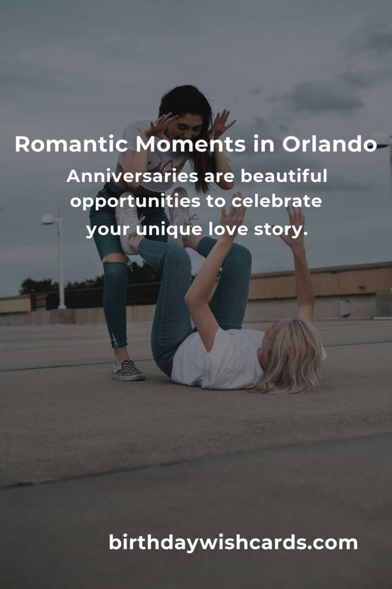 Celebrate Love in Orlando: The Ultimate Relationship Anniversary Planning Guide to Make Hearts Soar