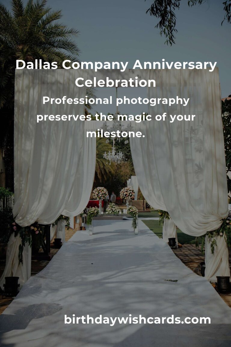 Celebrate Success: The Ultimate Company Anniversary Planning Guide in Dallas (2024 Edition)