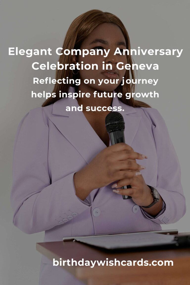Celebrate Success: The Ultimate Company Anniversary Planning Guide in Geneva