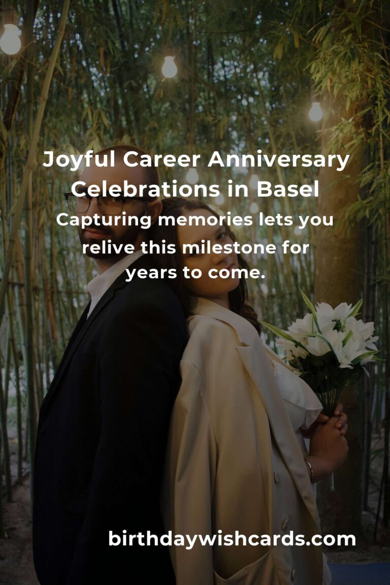 Celebrate Your Career Anniversary in Basel: A Heartfelt Planning Guide for Unforgettable Milestones