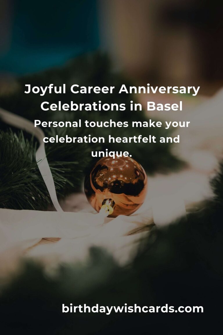 Celebrate Your Career Anniversary in Basel: A Heartfelt Planning Guide for Unforgettable Milestones