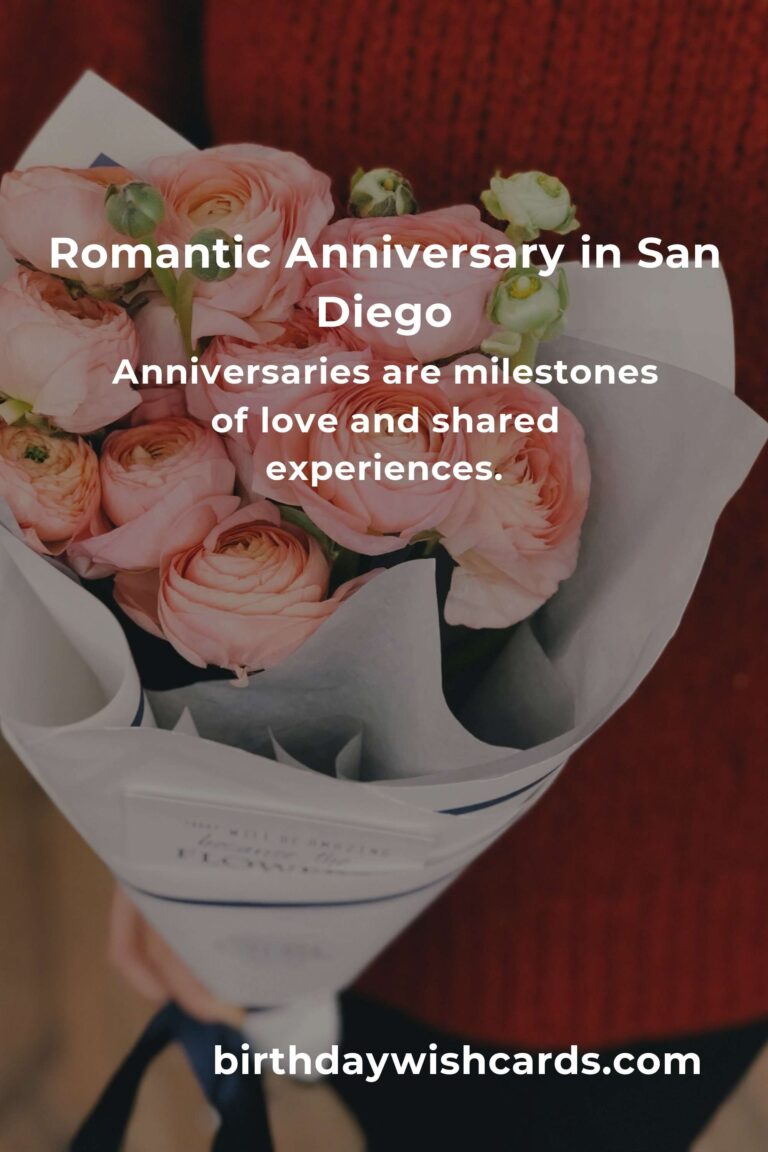 Celebrate Your Love: A Heartfelt Guide to Planning a Moving Anniversary in San Diego