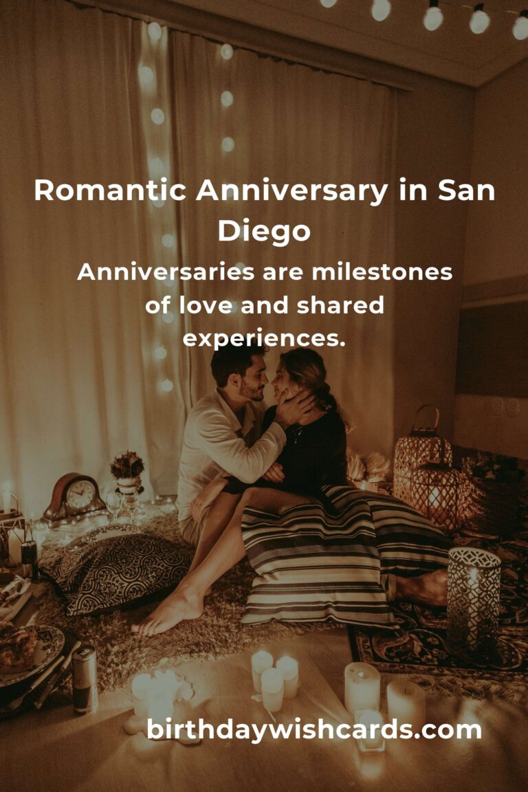 Celebrate Your Love: A Heartfelt Guide to Planning a Moving Anniversary in San Diego