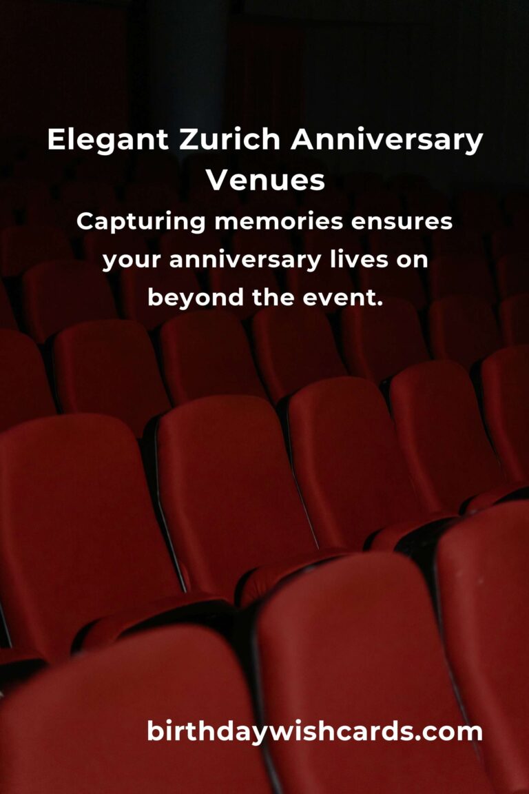 Celebrate Your Milestone: The Ultimate Opening Anniversary Planning Guide in Zurich
