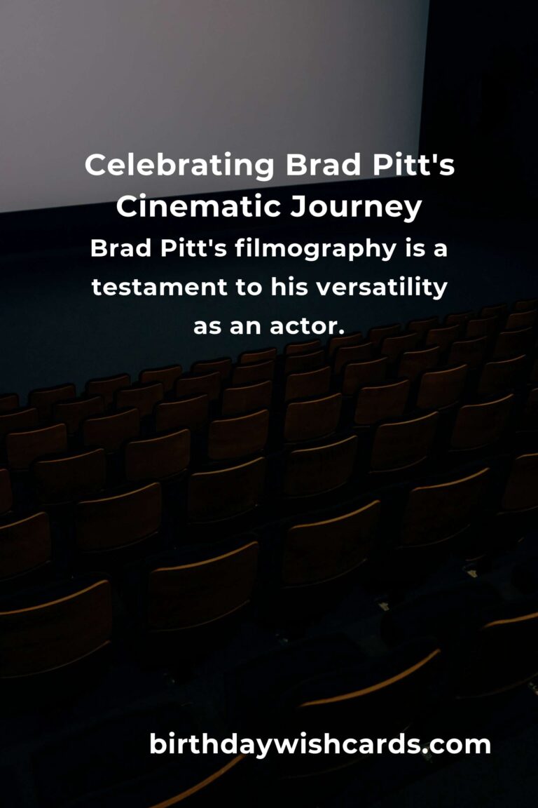 Celebrating Brad Pitt's Birthday: A Cinematic and Musical Journey