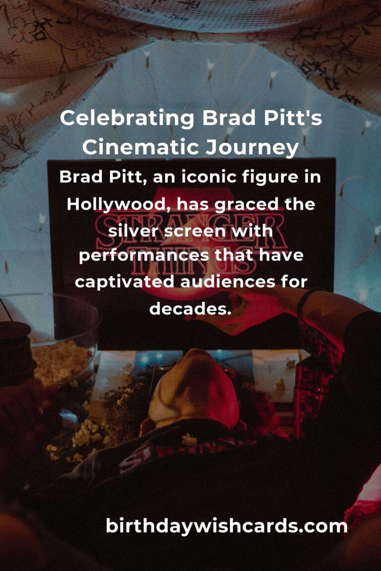 Celebrating Brad Pitt's Birthday: A Cinematic and Musical Journey