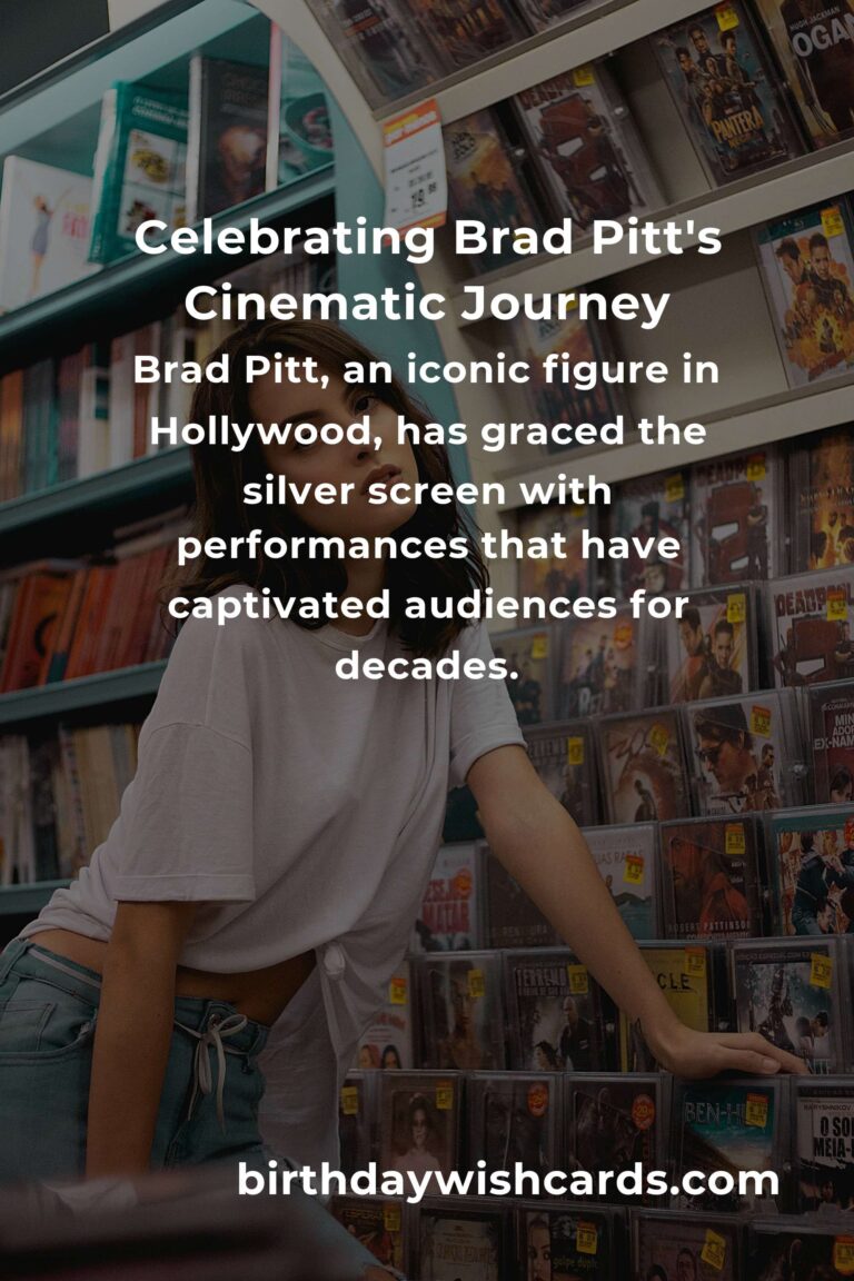 Celebrating Brad Pitt's Birthday: A Cinematic and Musical Journey