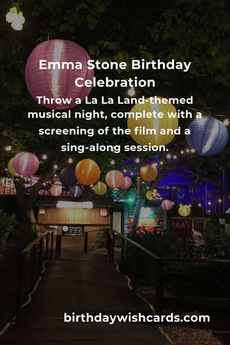 Celebrating Emma Stone's Birthday: Fun Party Ideas