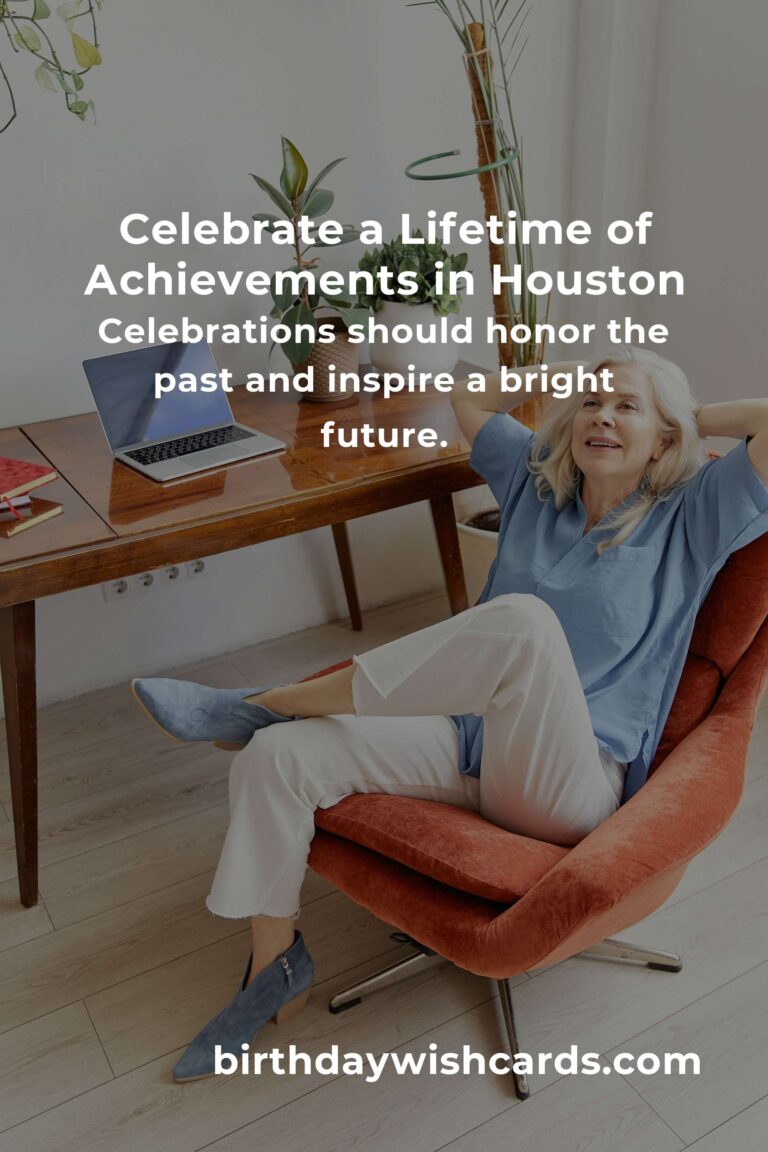 Celebrating Forever: A Heartfelt Guide to Planning a Retirement Anniversary in Houston