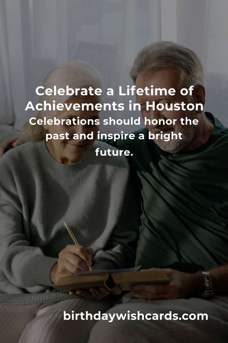 Celebrating Forever: A Heartfelt Guide to Planning a Retirement Anniversary in Houston