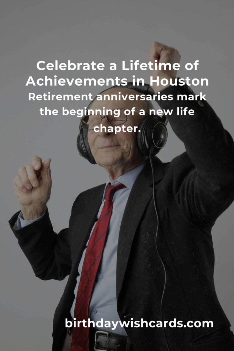 Celebrating Forever: A Heartfelt Guide to Planning a Retirement Anniversary in Houston