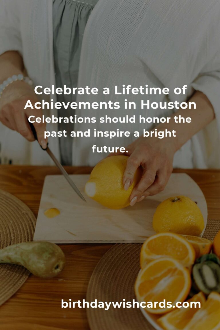 Celebrating Forever: A Heartfelt Guide to Planning a Retirement Anniversary in Houston