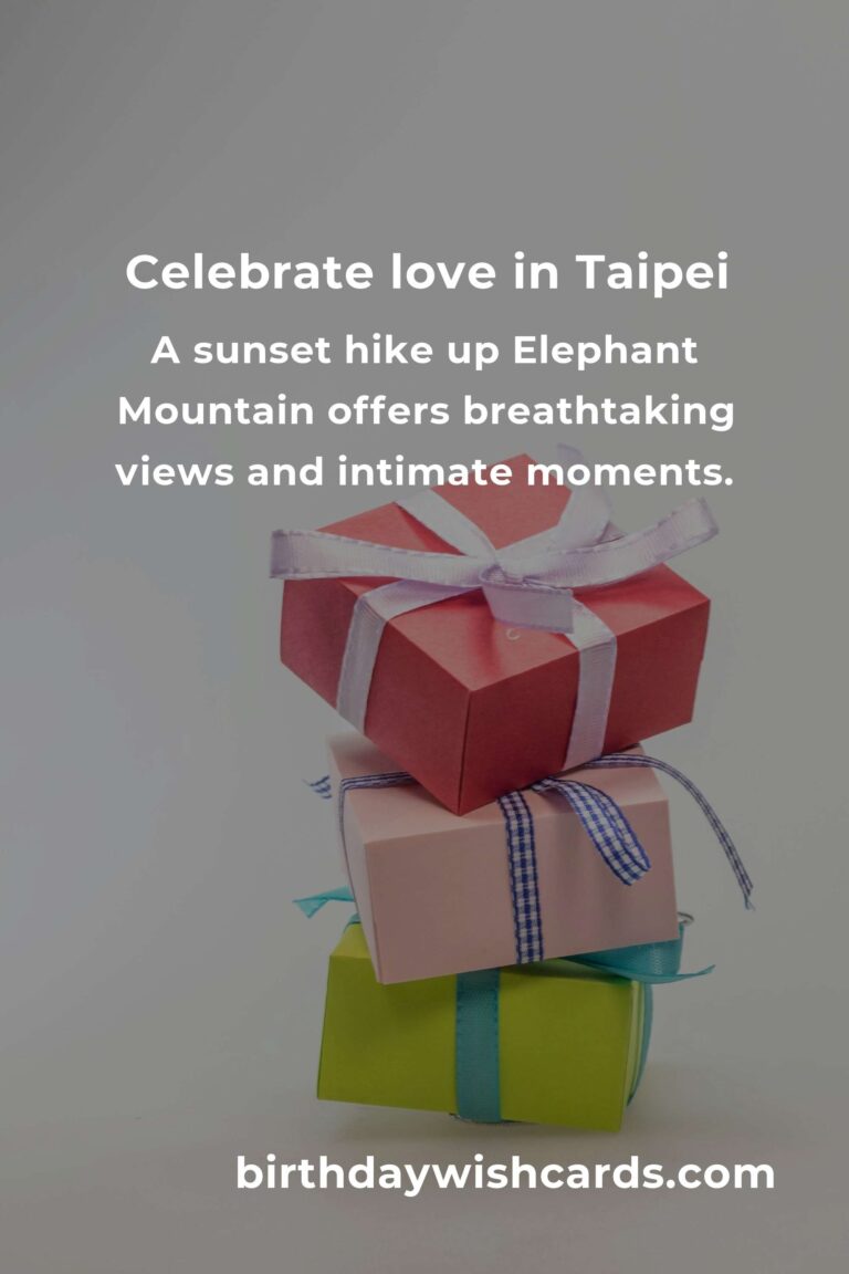Celebrating Love: 21 Magical First Date Anniversary Ideas in Taipei