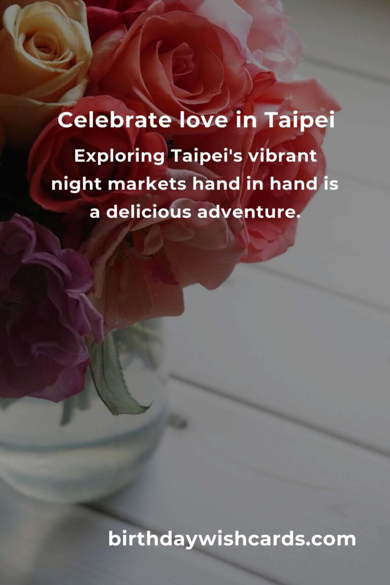 Celebrating Love: 21 Magical First Date Anniversary Ideas in Taipei